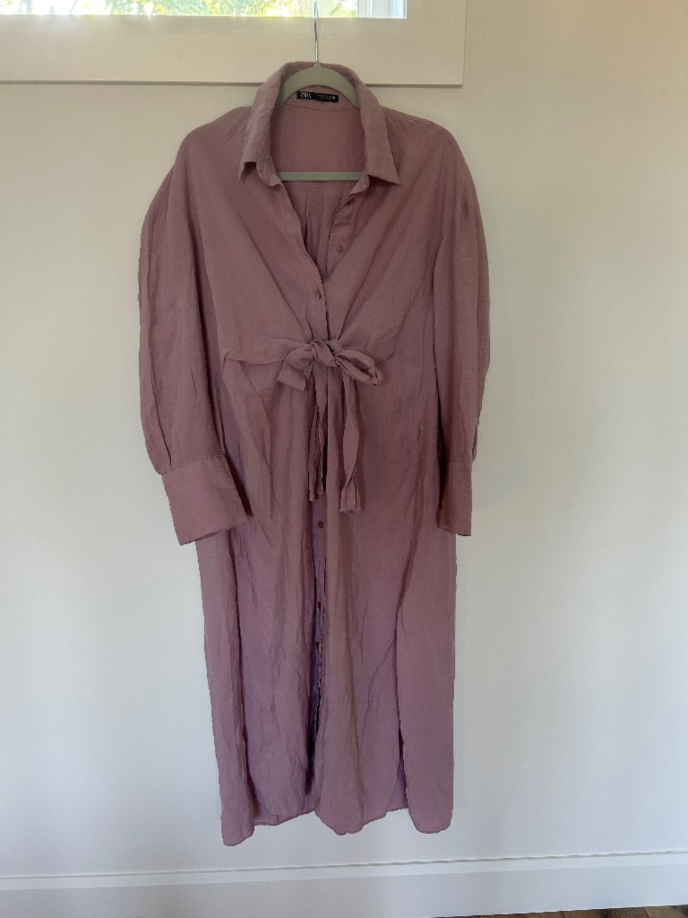 Zara midi dress with bow
